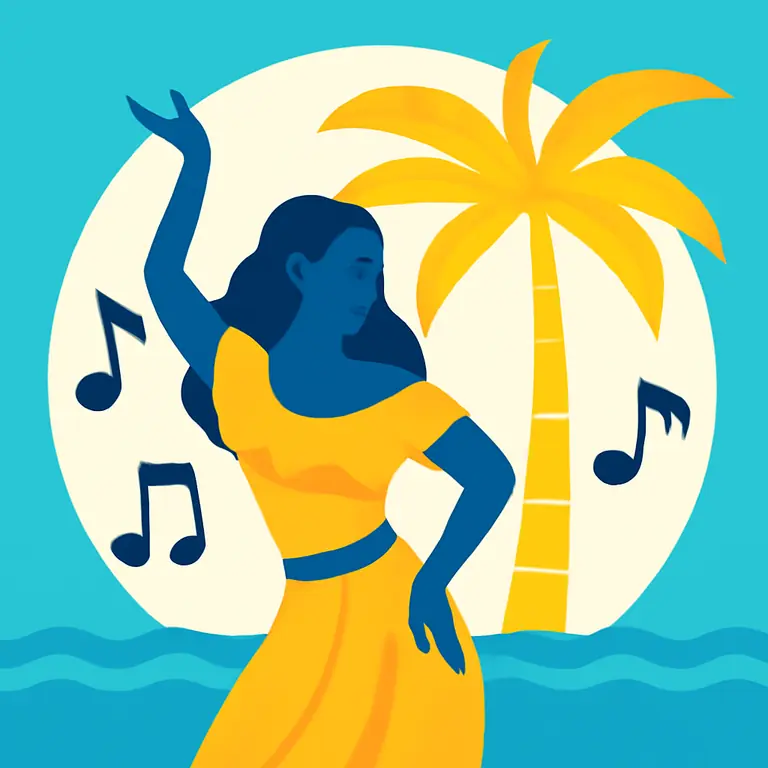 Tropical Danza - portada del puzzle