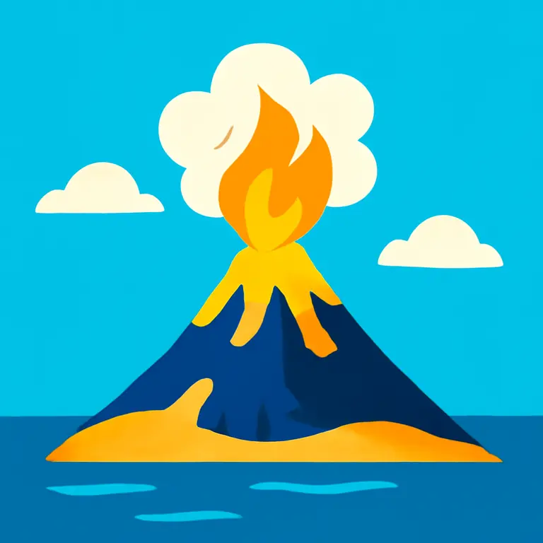 Isla de Fuego - portada del puzzle