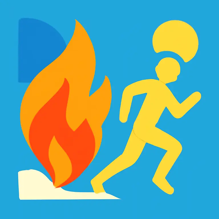 Fuego y Ágil - portada del puzzle