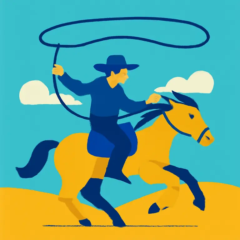 Rodeo y Acción - portada del puzzle