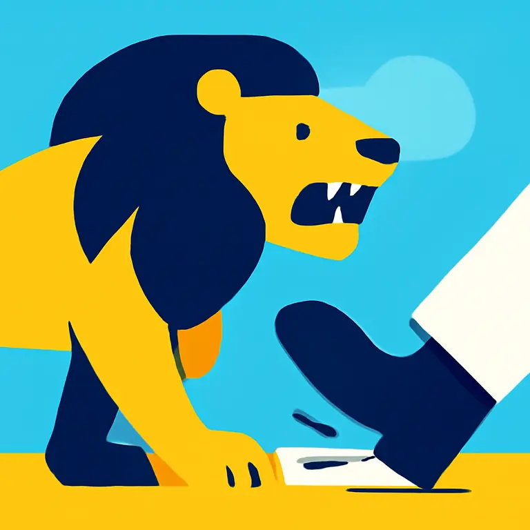 Bestias y tropiezos - portada del puzzle