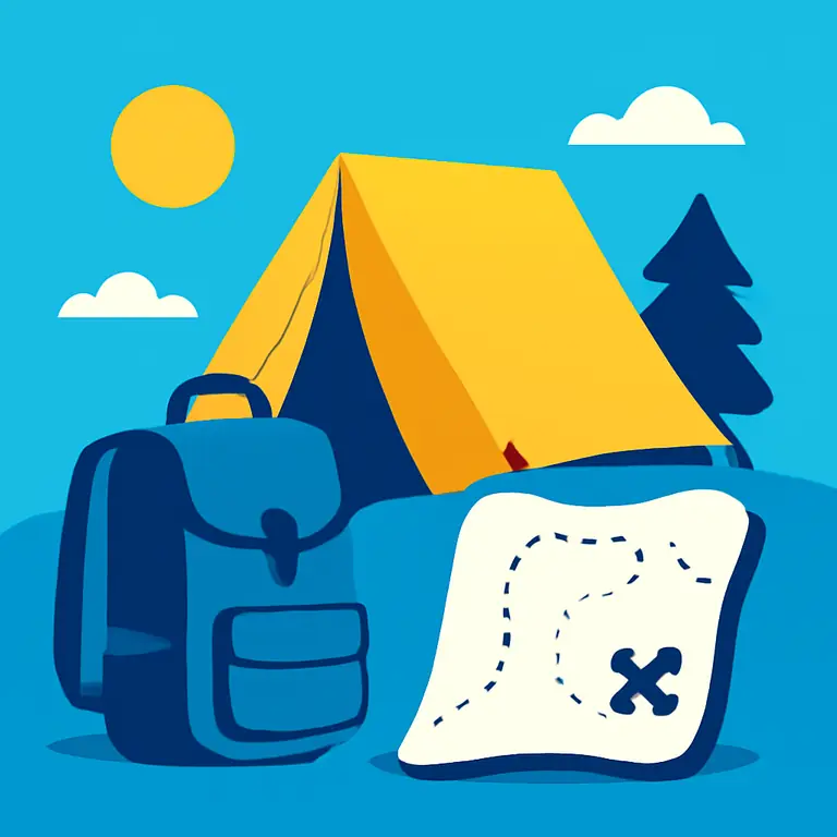 Campamento Olvidado - portada del puzzle