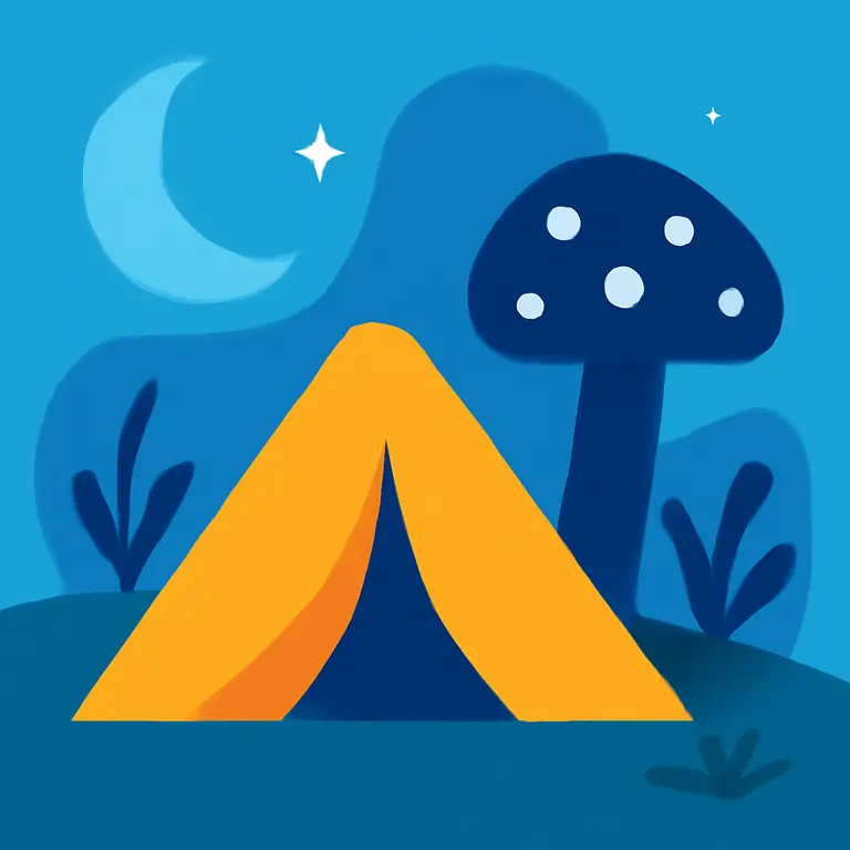 Campamento Místico - portada del puzzle