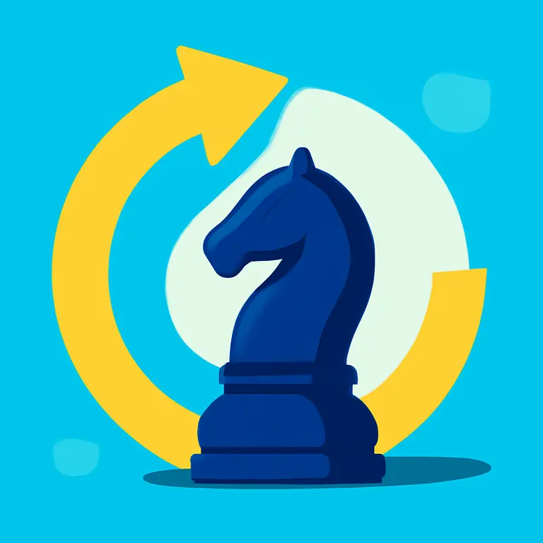 Acción y Giro - portada del puzzle