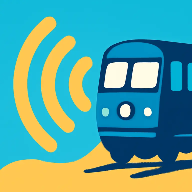 Ecos y Trenes - portada del puzzle