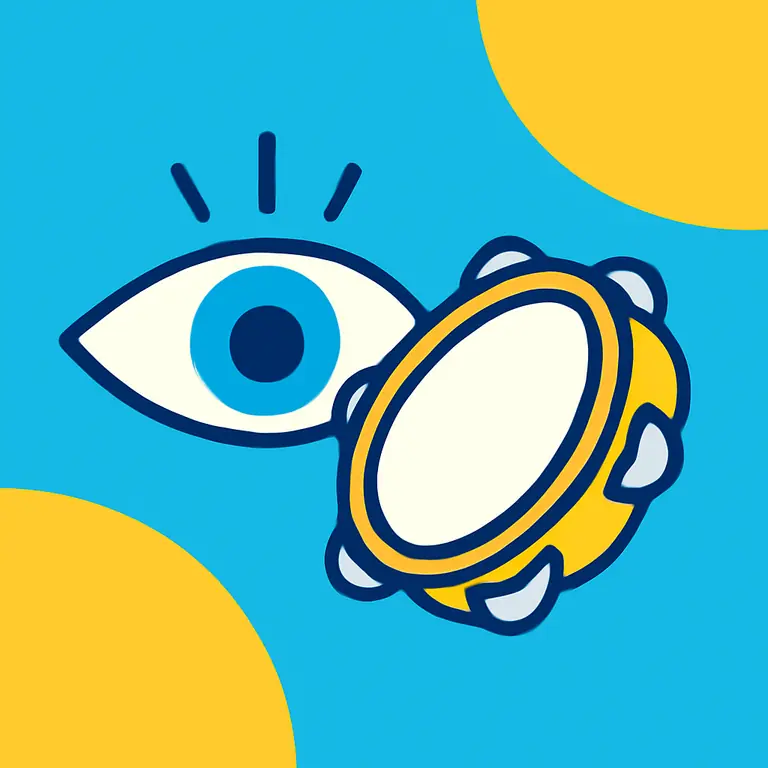 Ojos y Ritmo - portada del puzzle