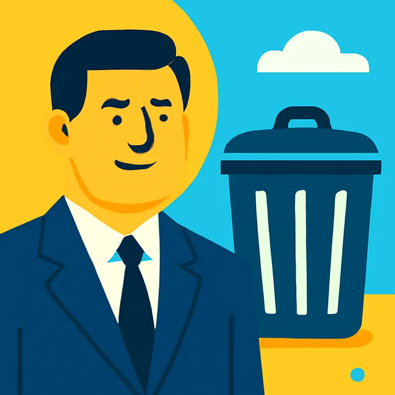 Jefe y basural - portada del puzzle