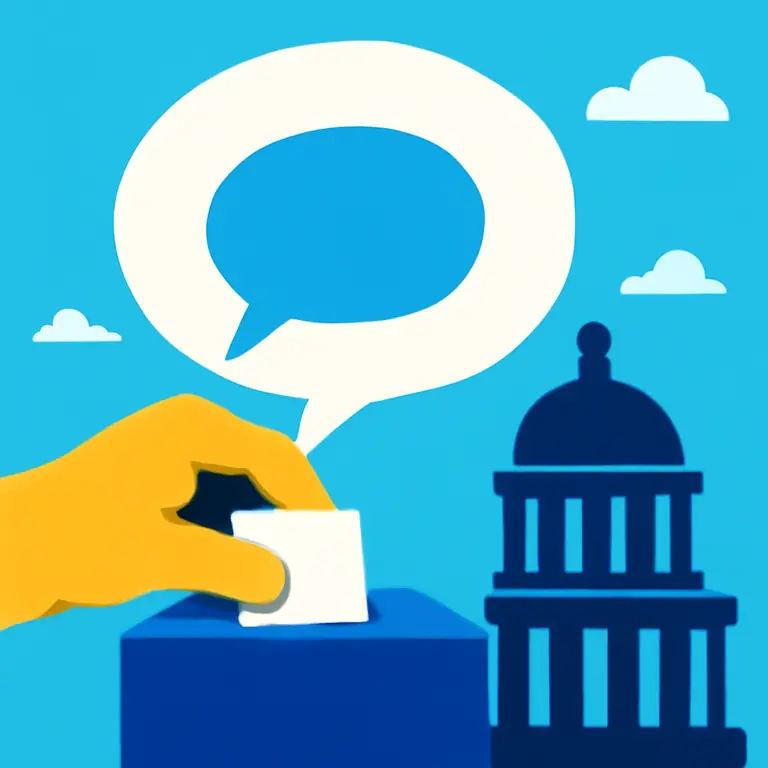 Небо и политика - обложка пазла