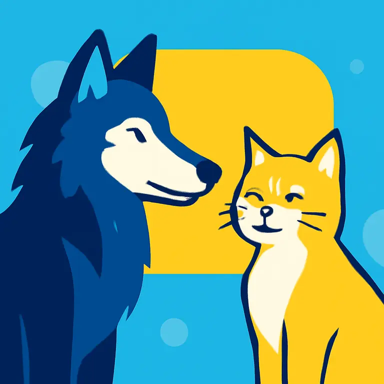 Волки и кошки - обложка пазла