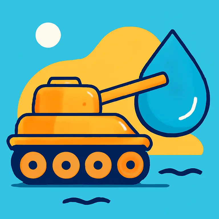 Война и вода - обложка пазла