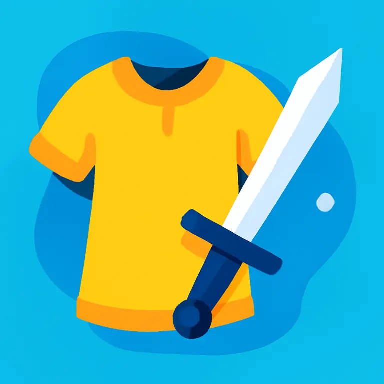 Одежда и битва - обложка пазла