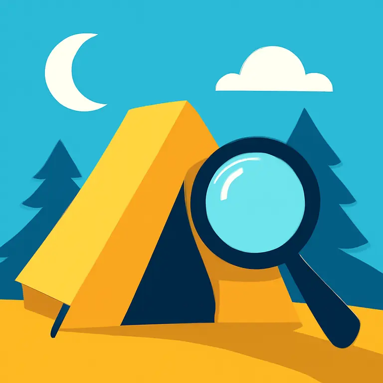 Загадочный кемпинг - обложка пазла