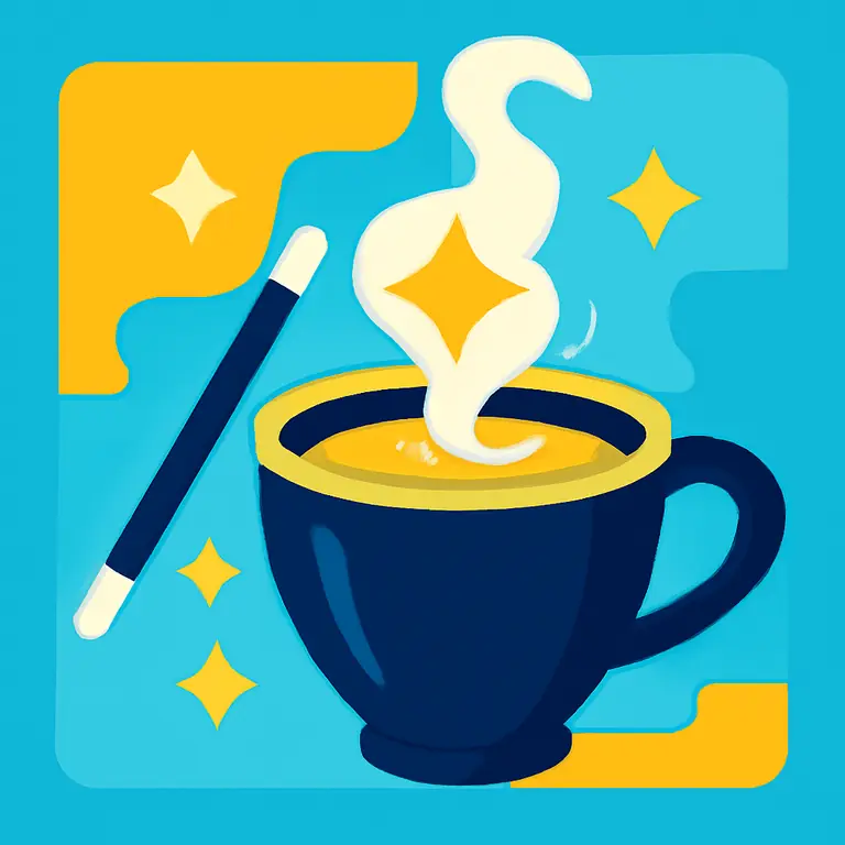 Чародейская чашка - обложка пазла