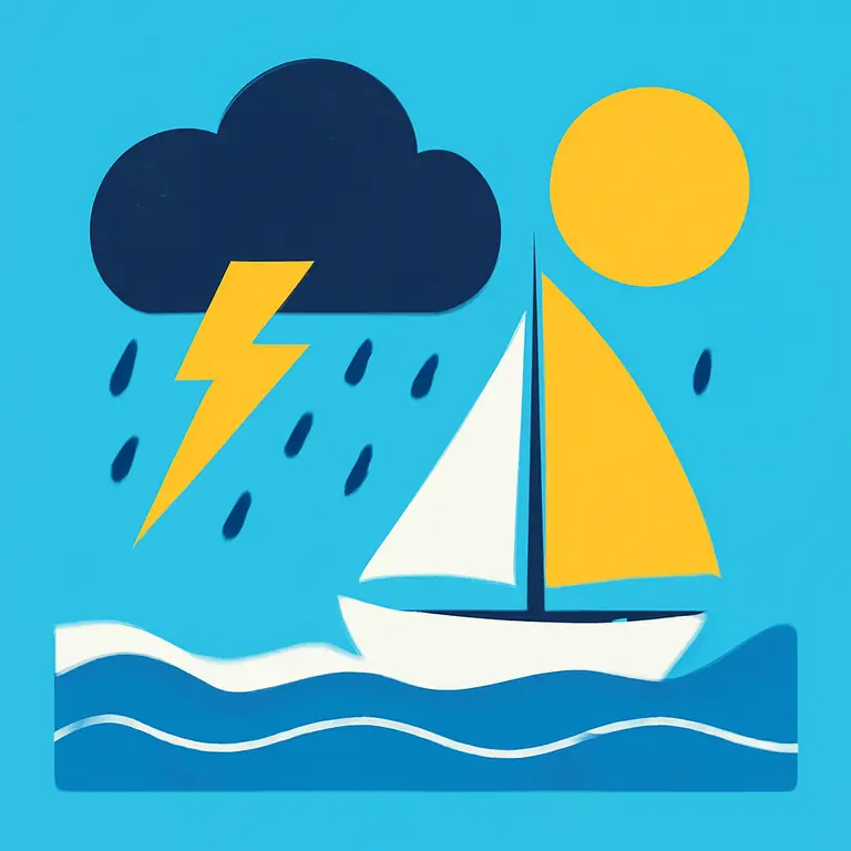 Тайна шторма - обложка пазла