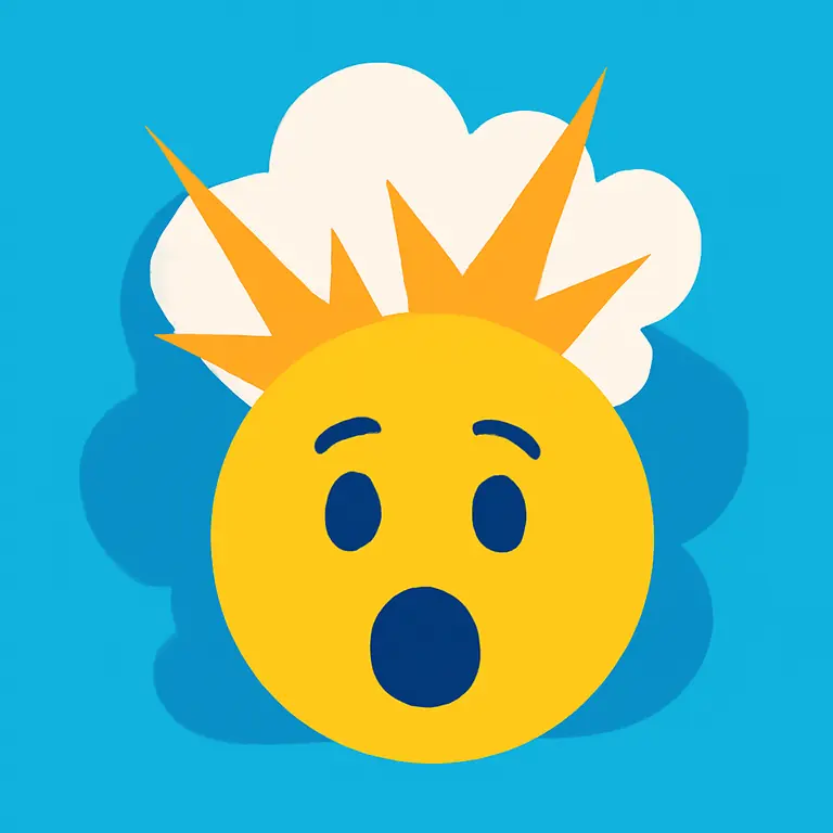 Эмоции взрыв - обложка пазла