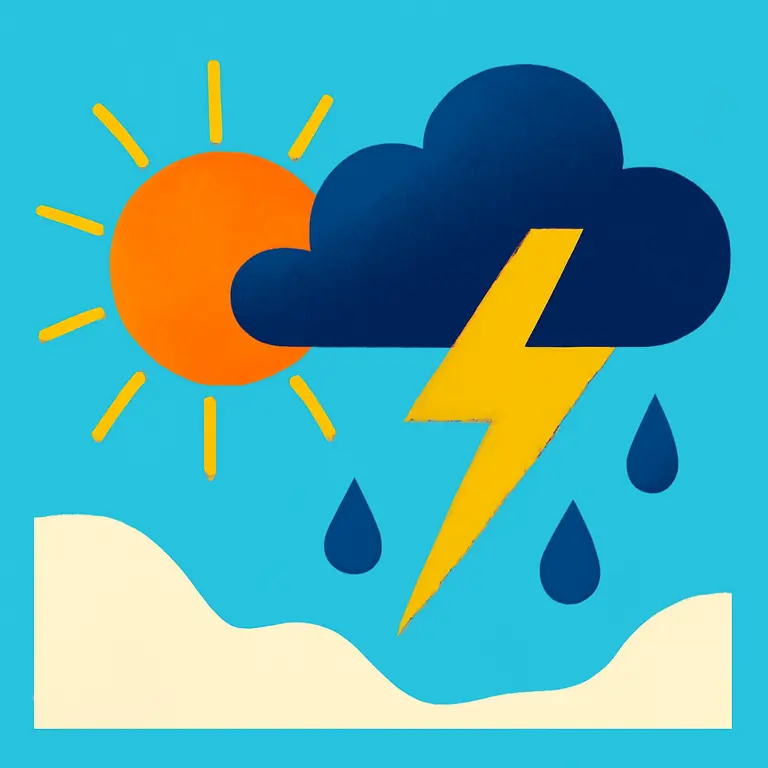 Жаркая буря - обложка пазла