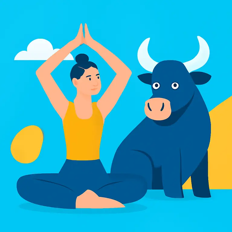 Йога и Бугай - обложка пазла