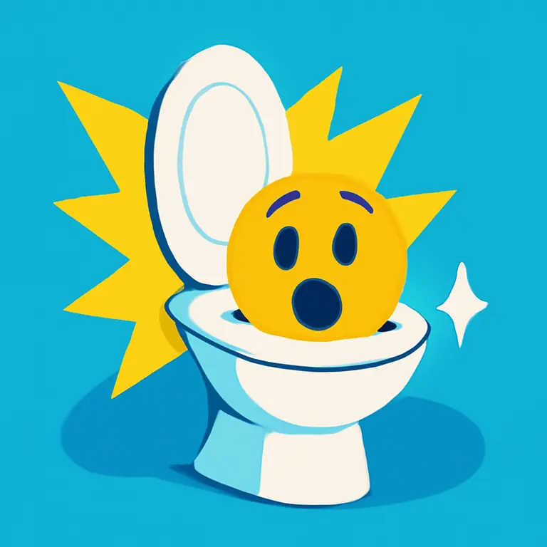 Туалетный сюрприз - обложка пазла