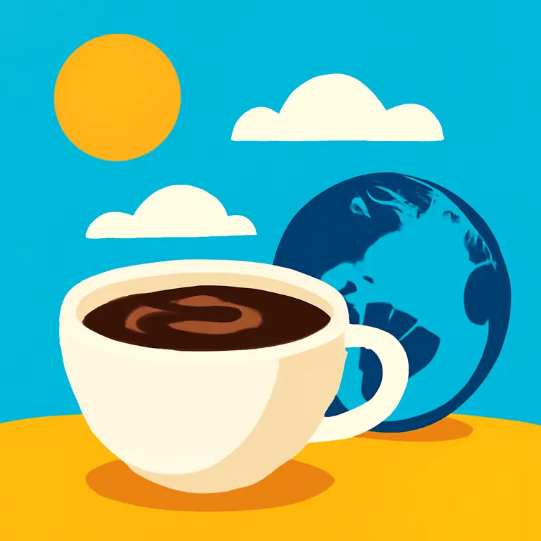 Кофе и Путешествие - обложка пазла