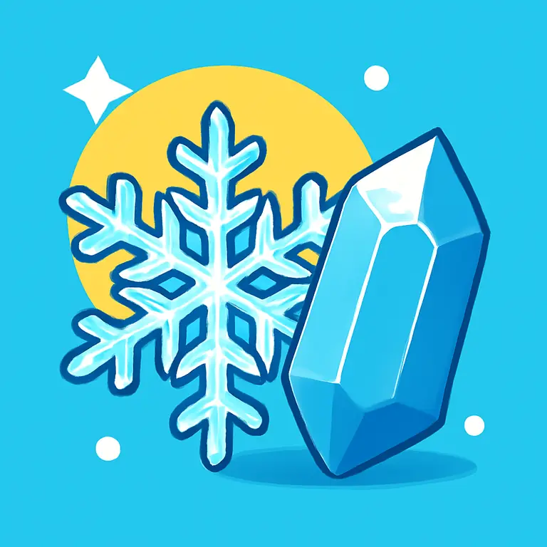 Снежный Хрусталь - обложка пазла