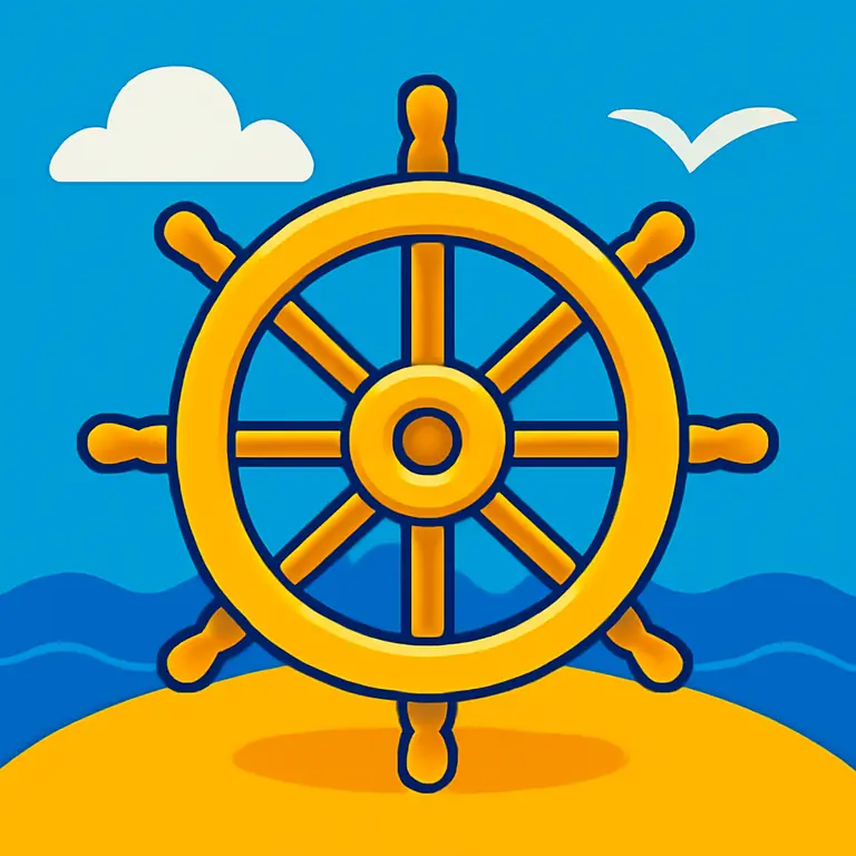 Морской Руль - обложка пазла