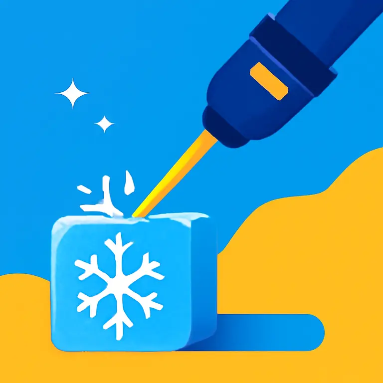 Лазерный мороз - обложка пазла