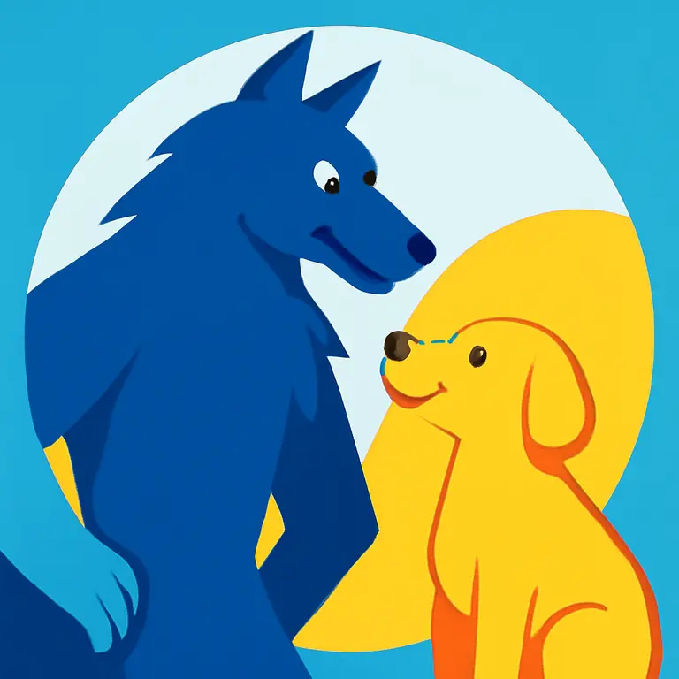 Оборотень и Друг - обложка пазла