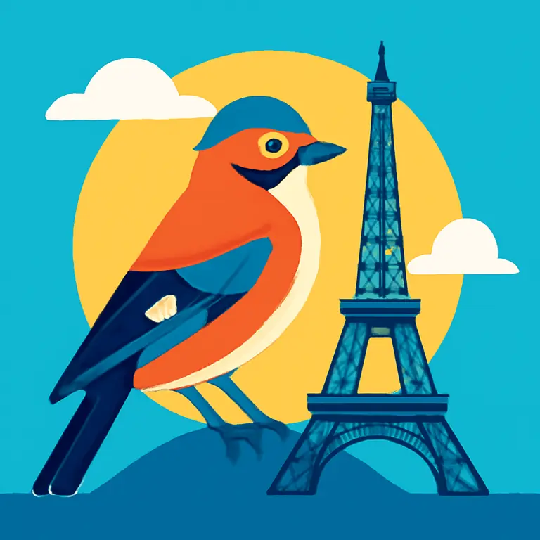 Парижская Сойка - обложка пазла