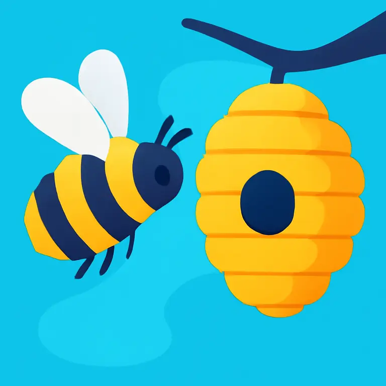 Пчелиный двор - обложка пазла