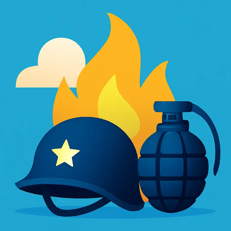 Военный Огонек - обложка пазла