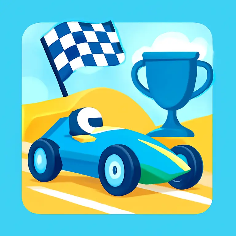 Гоночный драйв - обложка пазла