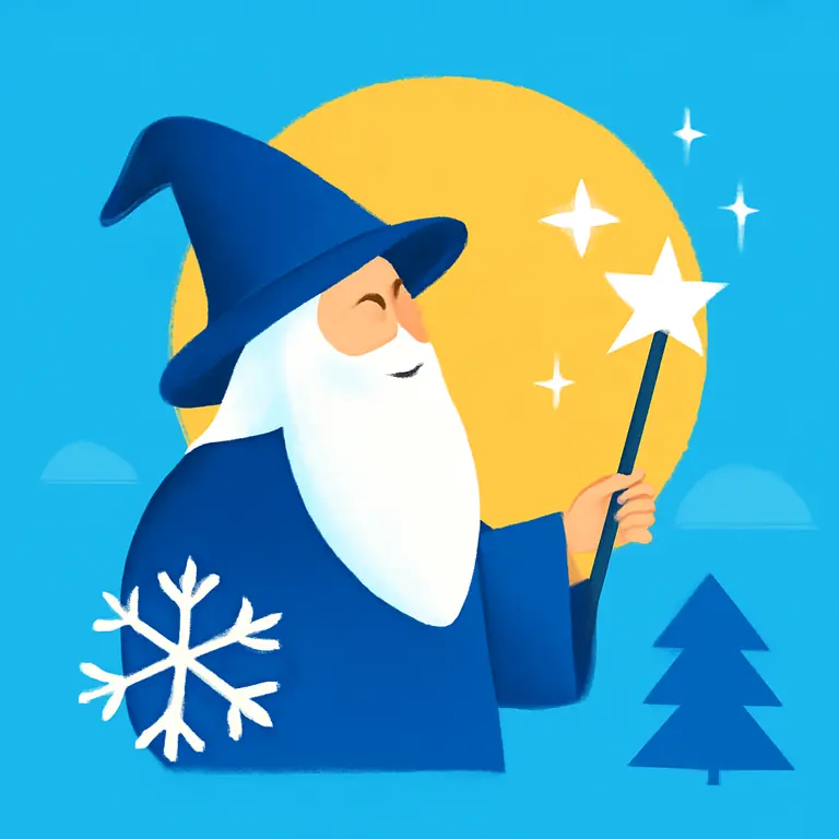 Зимний волшебник - обложка пазла