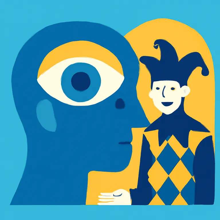 Паранойя и джокер - обложка пазла