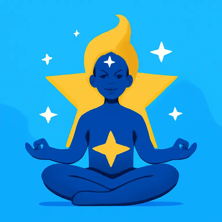 Звёздный Йог - обложка пазла