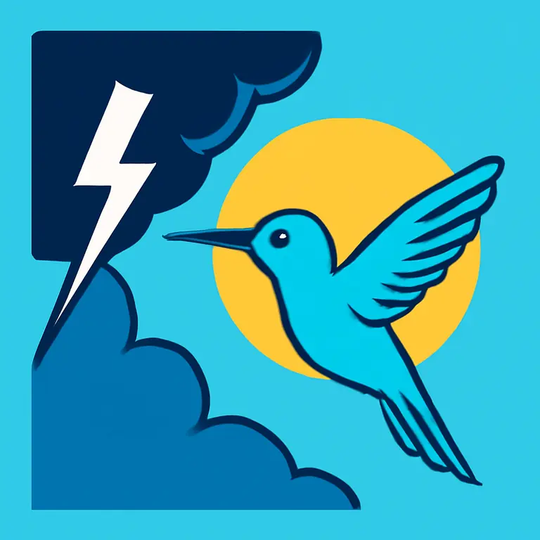 Буря и Колибри - обложка пазла