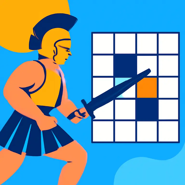 Гладиаторская атака - обложка пазла