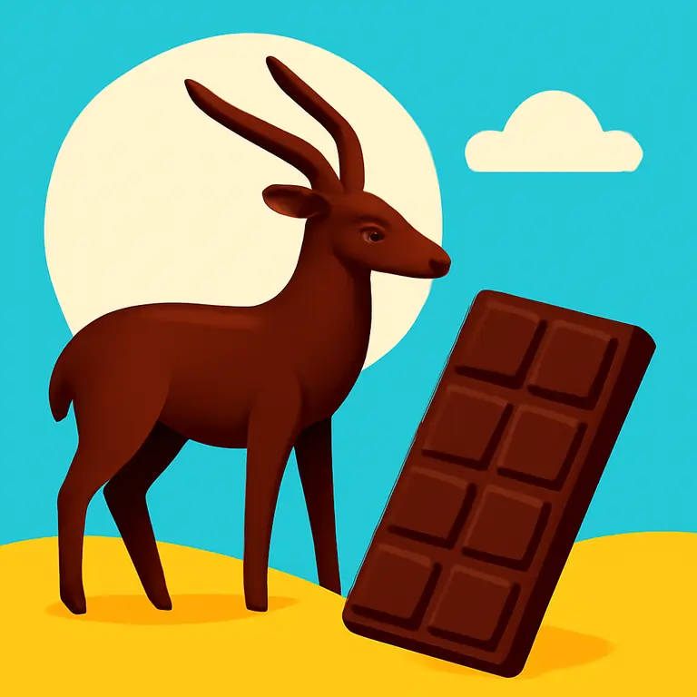 Шоколадный Антилоп - обложка пазла