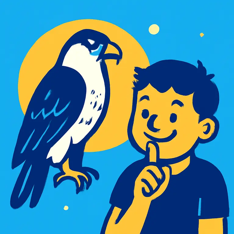 Сокол и шалун - обложка пазла