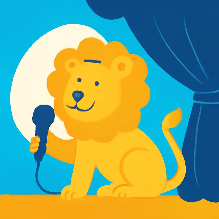 Звери и сцена - обложка пазла