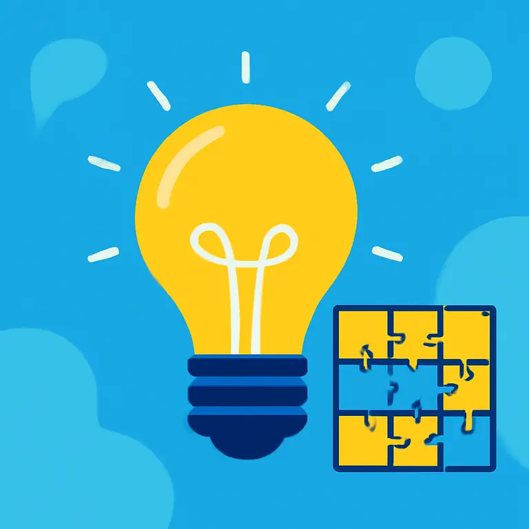 Яркая загадка - обложка пазла