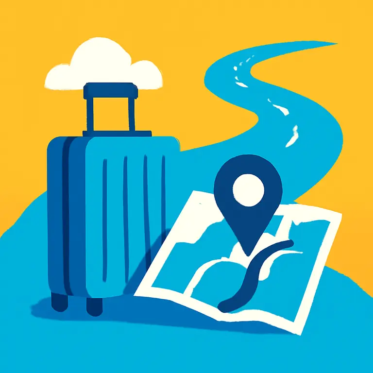 Дорожный путь - обложка пазла