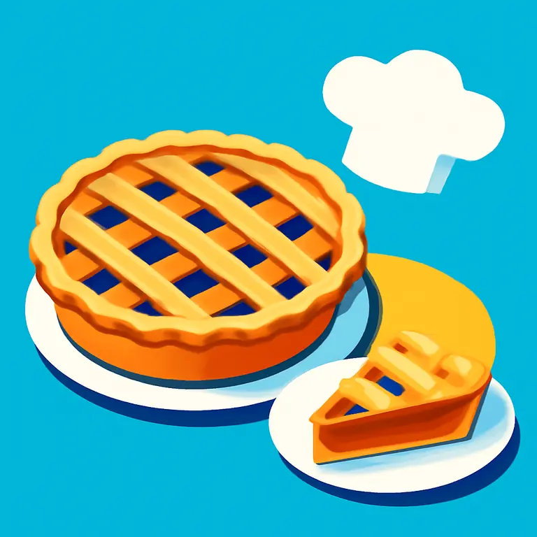 Вкусный пирог - обложка пазла