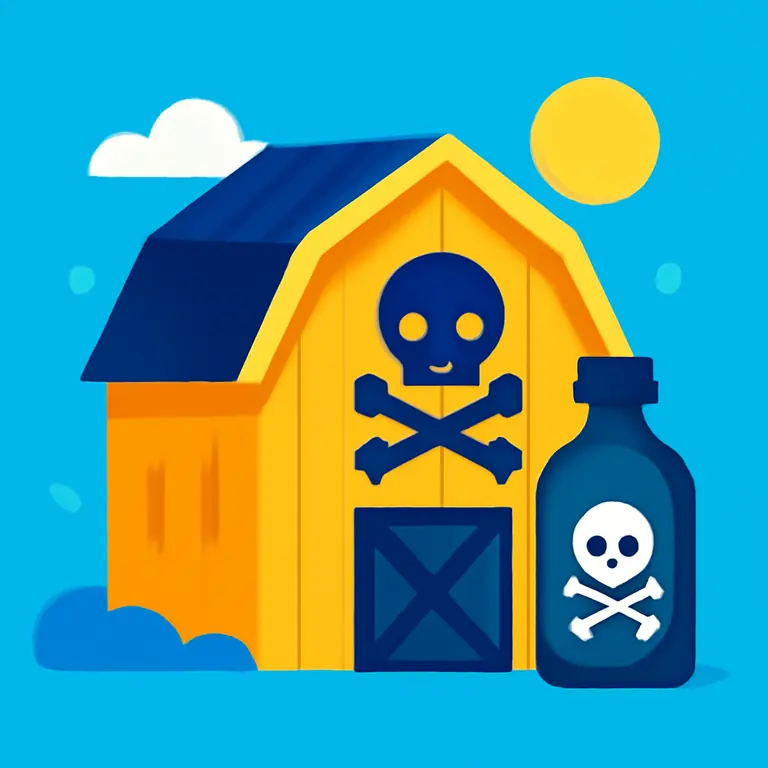 Ядовитый амбар - обложка пазла