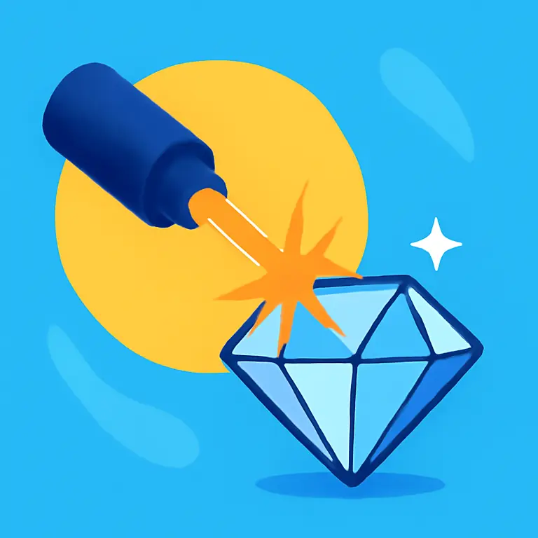 Лазерный Алмаз - обложка пазла