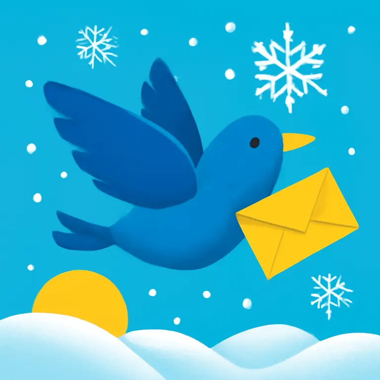 Зимний полёт - обложка пазла