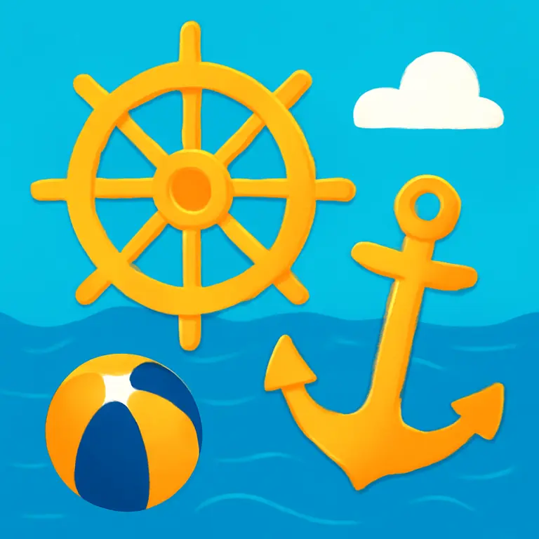 Морские Игры - обложка пазла