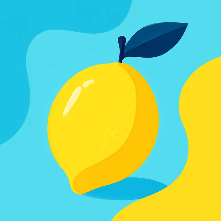 Яркий лимон - обложка пазла