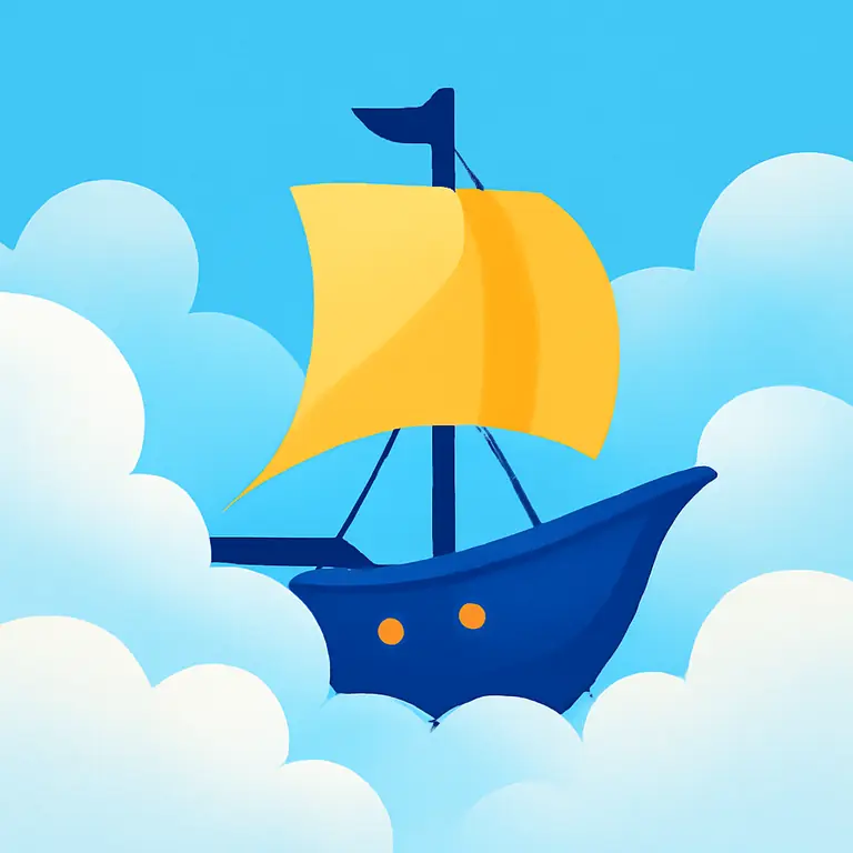 Туманный бриг - обложка пазла