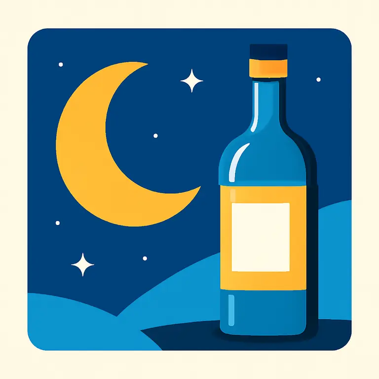 Лунный алкоголь - обложка пазла