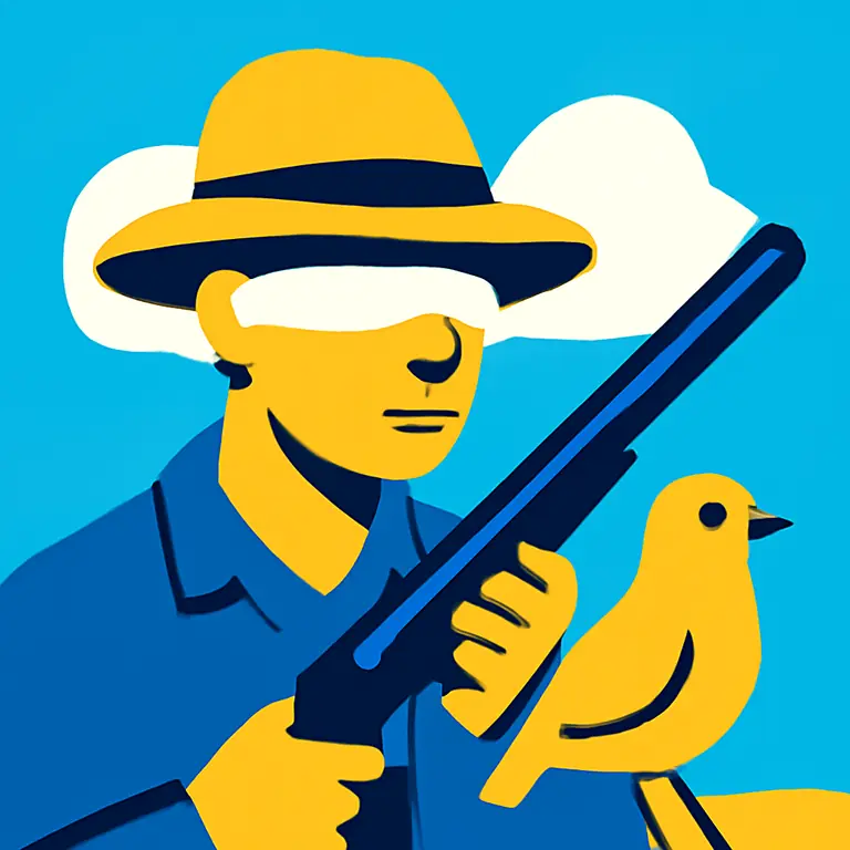 Слепой Охотник - обложка пазла